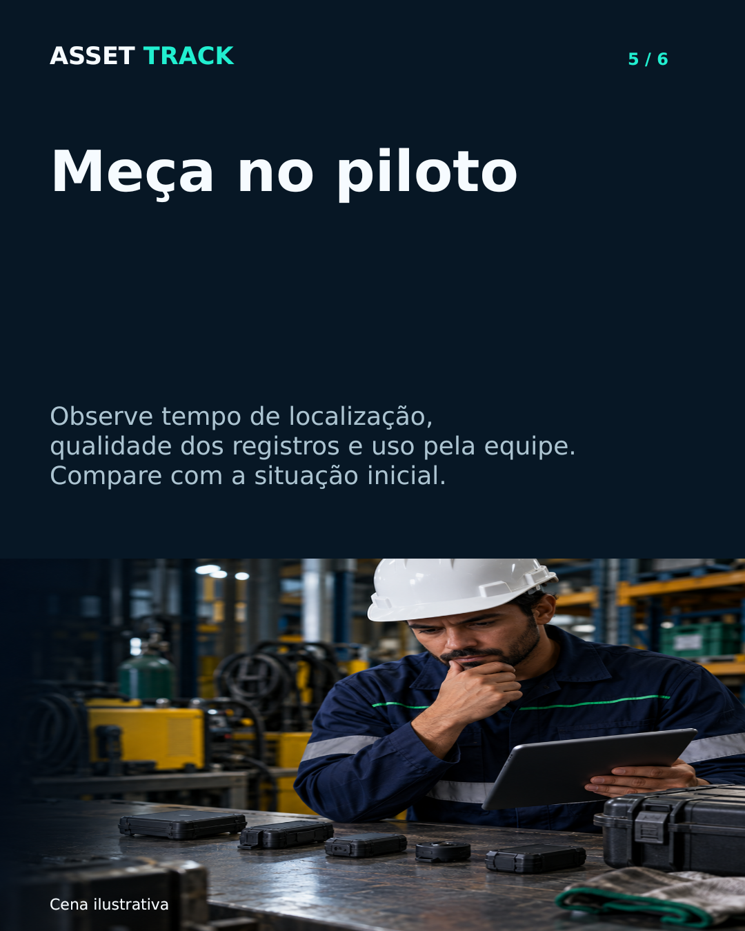 ASSET TRACK: Meça no piloto